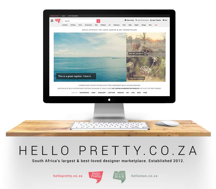 Hello Pretty. South Africa's Top Designer Marketplace